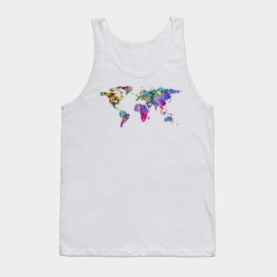 World map Tank Top